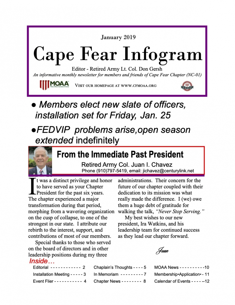 2019 Cape Fear Chapter Infograms