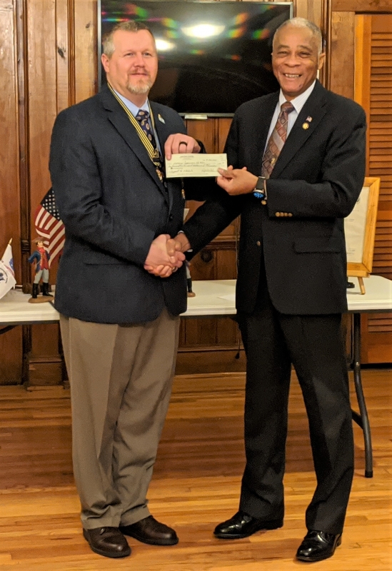 DONATION TO THE NATIONAL SOJOURNERS